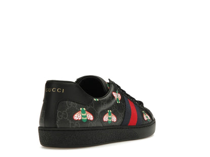 Gucci Ace Bee Print Black