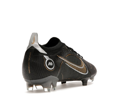 Nike Mercurial Vapor 14 Elite FG Black Metallic Silver Cave Stone Metallic Gold