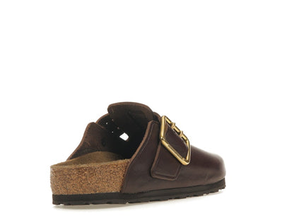 Birkenstock Boston Bold Leather Roast Brown