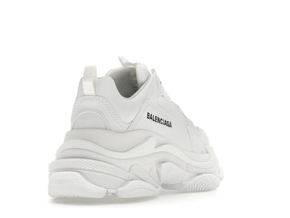 Balenciaga Triple S Synthetic Leather Triple White (Women's)