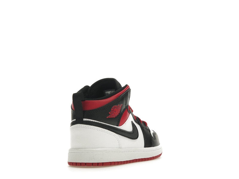 Jordan 1 Mid Gym Red Black Toe (PS)
