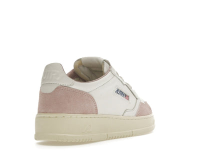 Autry Medalist Leather Low White Powder (Women's)