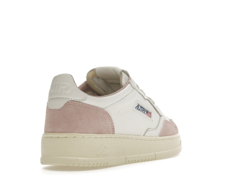 Autry Medalist Leather Low White Powder (Women's)