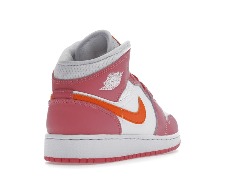 Jordan 1 Mid Pinksicle Safety Orange (GS)