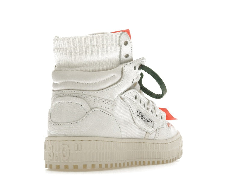 OFF-WHITE Off Court 3.0 Leather Canvas White White Orange (Women's)