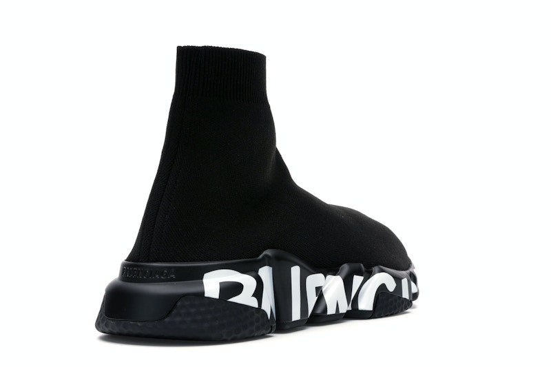 Balenciaga Speed Graffiti Trainers Black
