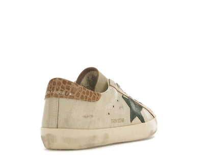 Golden Goose Super-Star Cream Green