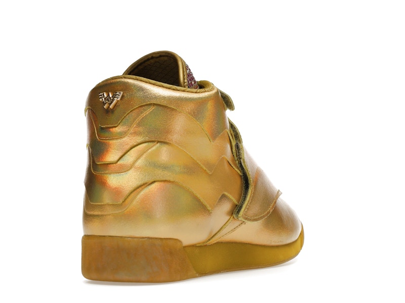 Reebok Freestyle Hi DC Wonder Woman Gold (Women's)