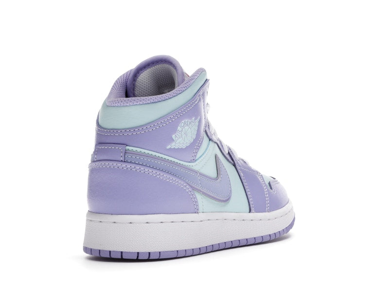 Jordan 1 Mid Purple Aqua (GS)