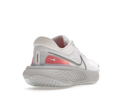 Nike ZoomX Invincible Run Flyknit White Pure Platinum Chile Red
