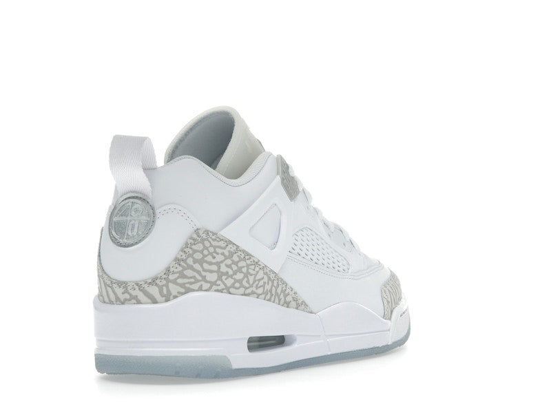 Jordan Spizike Low White Metallic Silver Barely Blue Neutral Grey