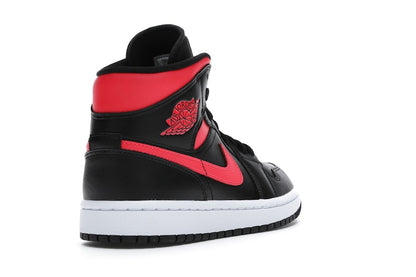 Jordan 1 Mid Black Siren Red (Women's)