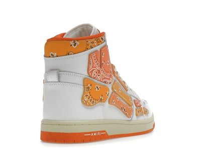 AMIRI Skel Top Hi Bandana White Orange