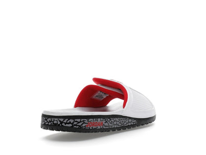 Jordan Hydro III Retro White University Red Cement