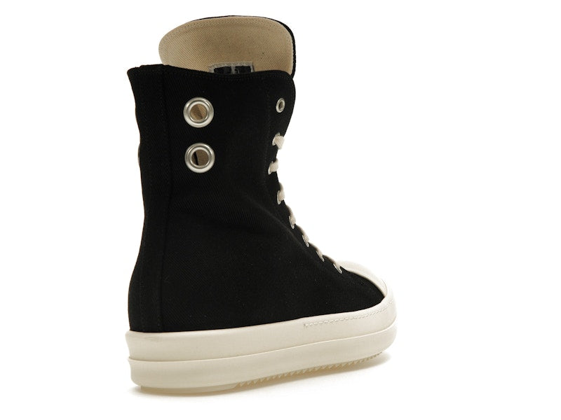 Rick Owens DRKSHDW High Top Black Milk