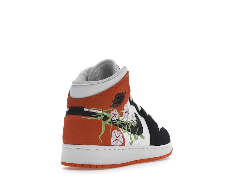 Jordan 1 Mid SE Basketball Blossom (GS)