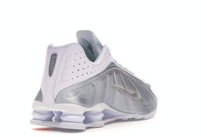 Nike Shox R4 White Metallic Silver