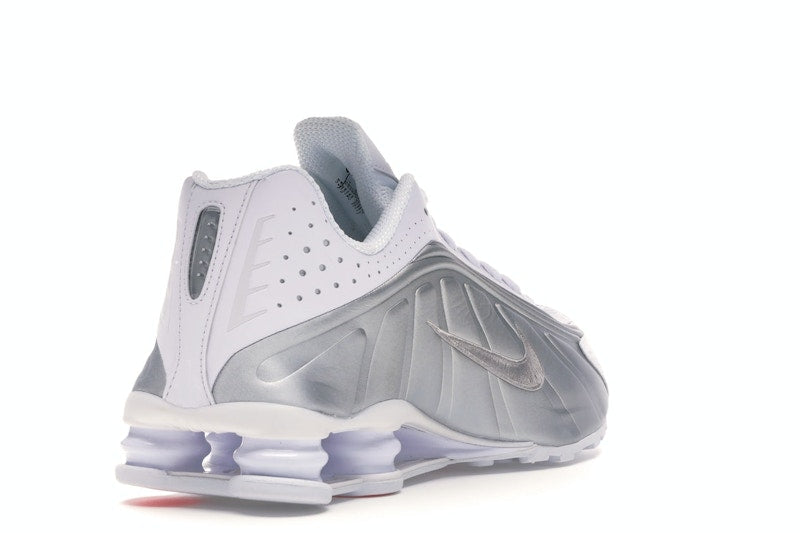 Nike Shox R4 White Metallic Silver