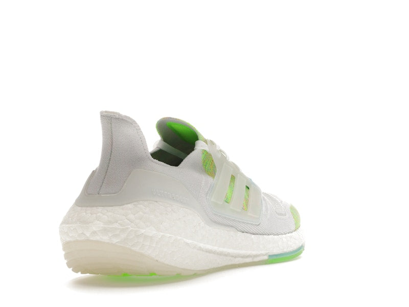 adidas Ultra Boost 22 White Bliss Blue Solar Green