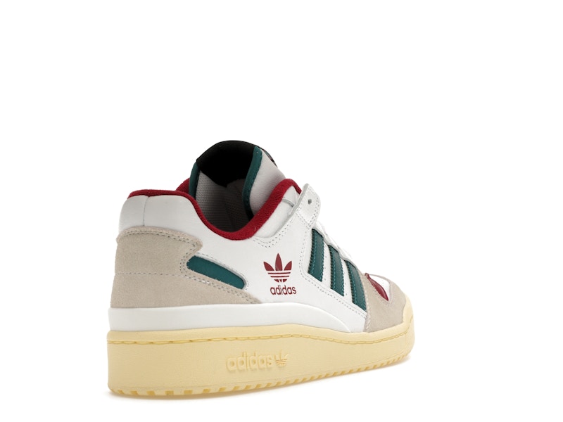 adidas Forum Low White Teal Burgundy