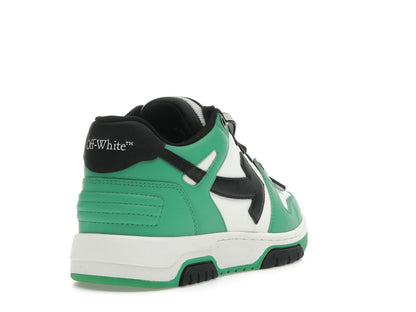 OFF-WHITE Out Of Office "OOO" Low Tops Green Black