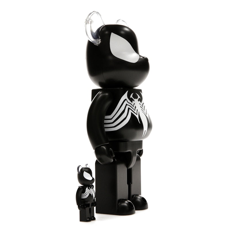 Bearbrick x Marvel Spider-Man Black Costume 100% & 400% Set
