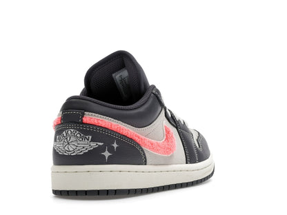 Jordan 1 Low Light Graphite Hot Punch (Women's)