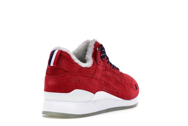 ASICS Gel-Lyte III Kith x Moncler Red
