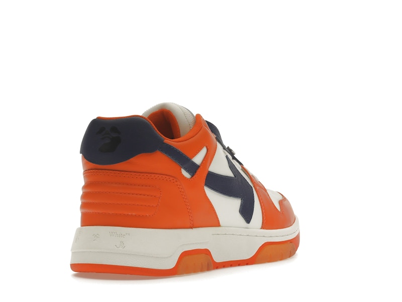 OFF-WHITE Out Of Office OOO Low Tops White Orange Blue