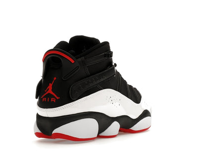 Jordan 6 Rings Black White Varsity Red