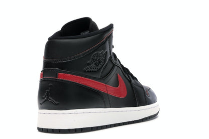 Jordan 1 Retro Mid Black Team Red