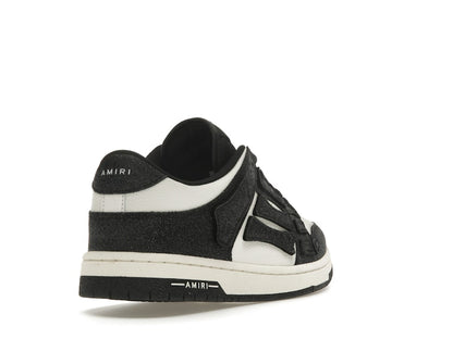AMIRI Skel Top Low Shimmer Black White