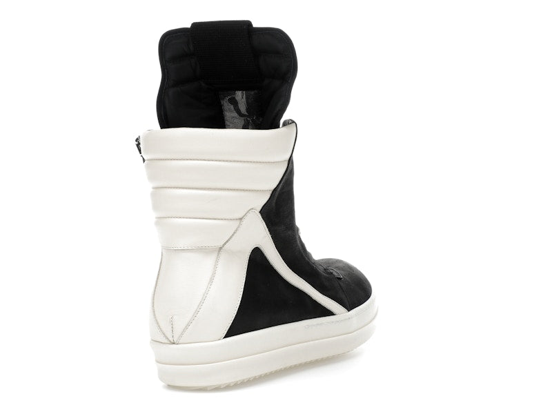Rick Owens Geobasket High Black Milk