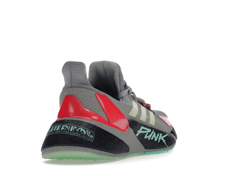 adidas X9000L4 Cyberpunk 2077 Grey Yellow Zest Pink