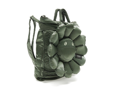 Takashi Murakami x PORTER 2Way Helmet Bag Sage Green