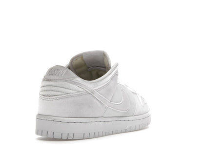 Nike Dunk Low Dover Street Market Triple White Velvet