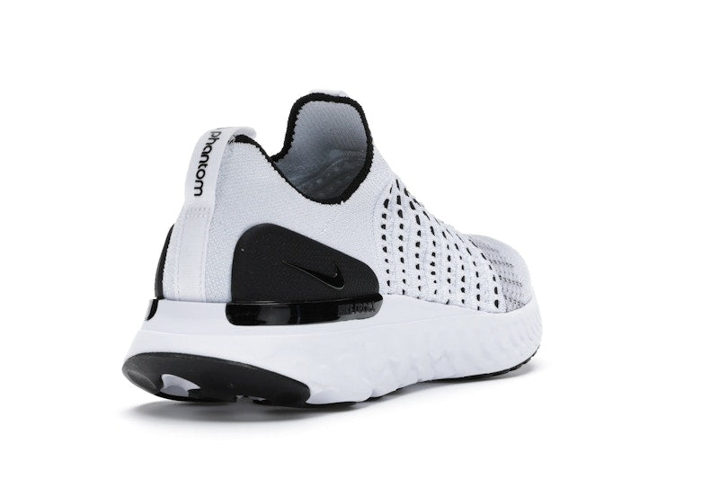 Nike React Phantom Run Flyknit 2 White Black