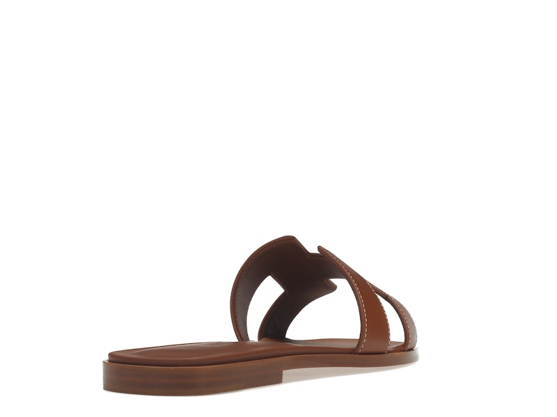 Hermes Oran Sandal Gold Box Calfskin Leather