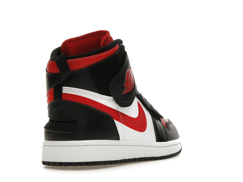 Jordan 1 High FlyEase Black White Fire Red