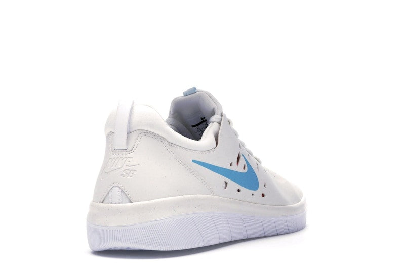 Nike SB Nyjah Summit White Light Blue Fury