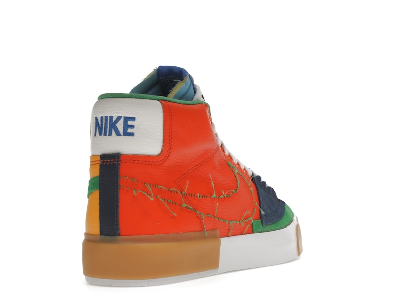 Nike SB Zoom Blazer Mid Edge Safety Orange University Gold