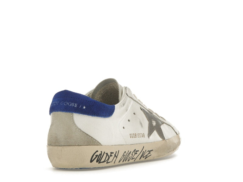Golden Goose Super-Star White Snake Blue
