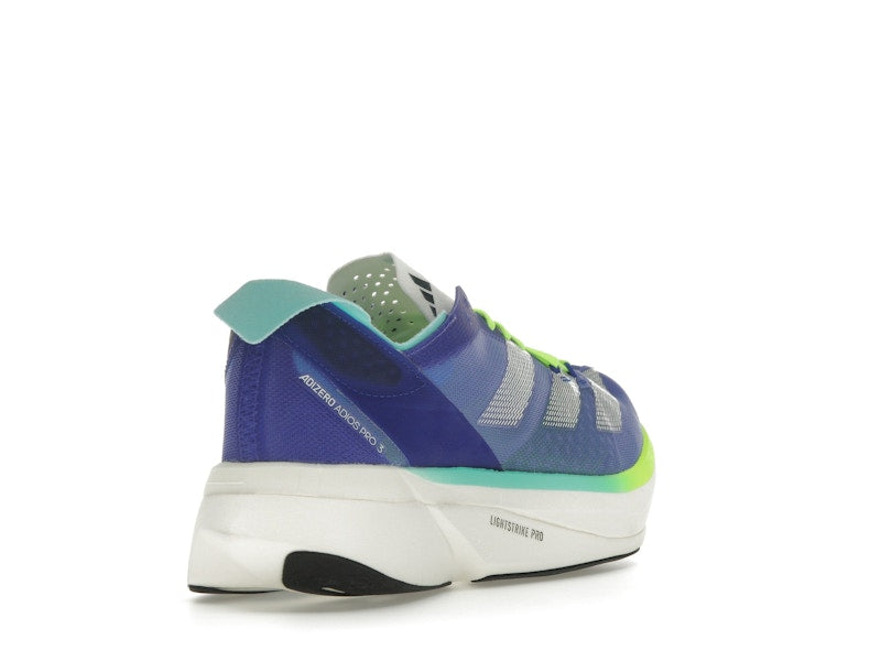 adidas Adizero Adios Pro 3 Cobalt Blue Zero Metalic Lucid Lemon (Women's)