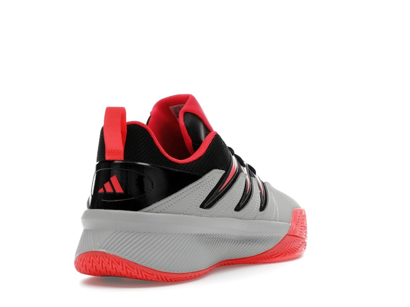 adidas Dame Certified 3 Core Black Lucid Red Grey Two