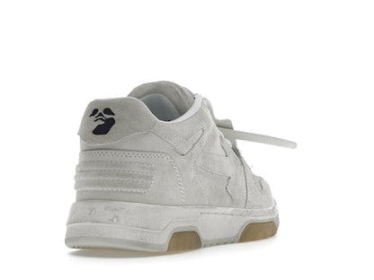 OFF-WHITE Out Of Office OOO Low Tops Vintage Suede Destressed White