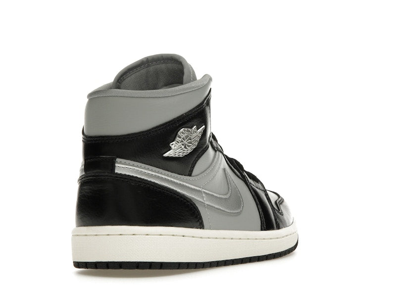 Jordan 1 Mid SE Black Metallic Silver (Women's)