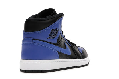 Jordan 1 Mid Hyper Royal Tumbled Leather