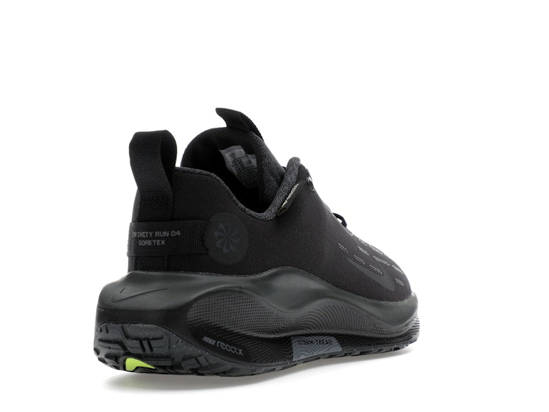 Nike React Infinity Run 4 Gore-Tex Black Volt Dark Grey Anthracite (Women's)