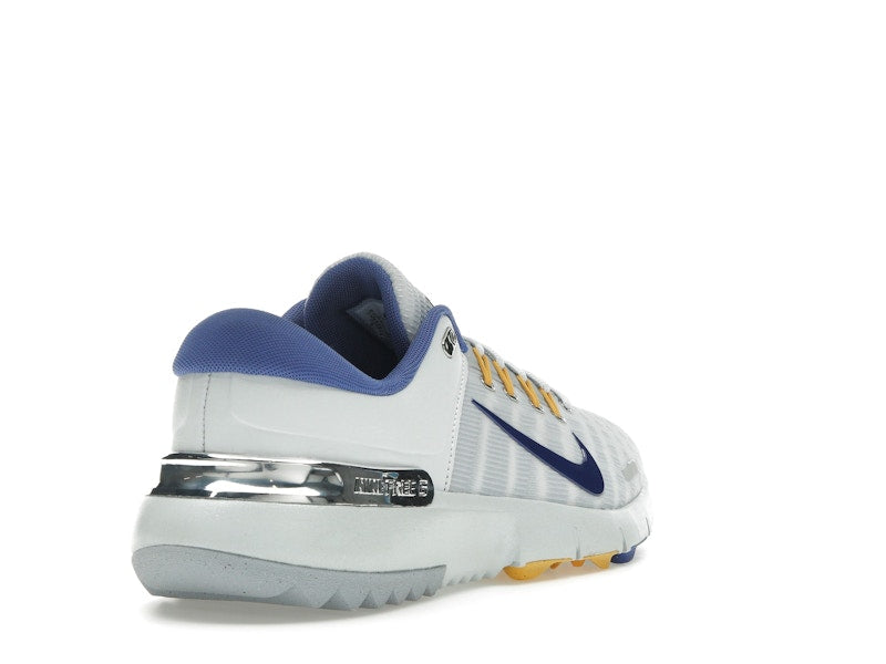 Nike Free Golf Pure Platinum University Gold Wolf Grey Astronomy Blue