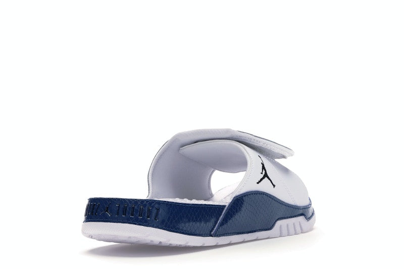 Jordan Hydro 11 Slide White Navy